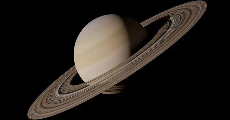 High-resolution image of Saturn showcasing its magnificent rings in space.