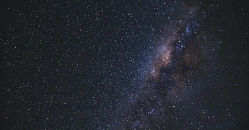 Capture of a serene night sky showcasing the Milky Way full of stars.