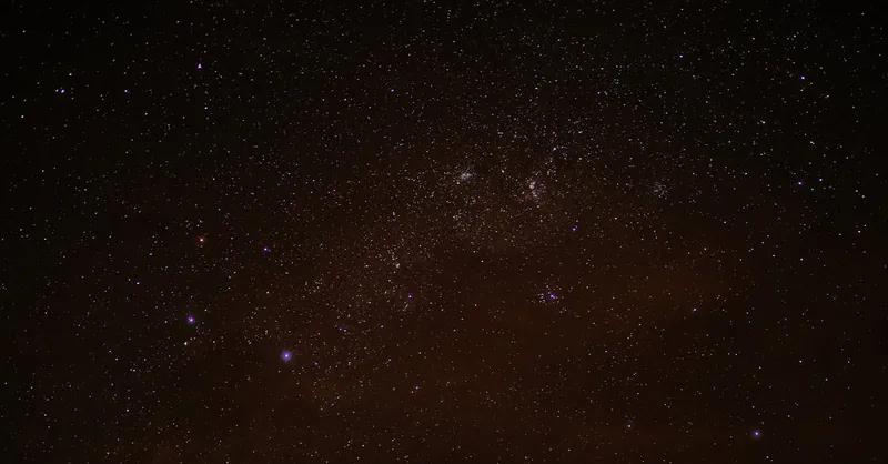 A breathtaking view of the night sky filled with stars and visible constellations.