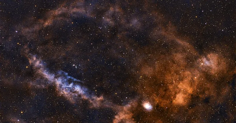 Beautiful astrophotography of the starry night sky revealing vibrant nebulae and cosmic wonders.